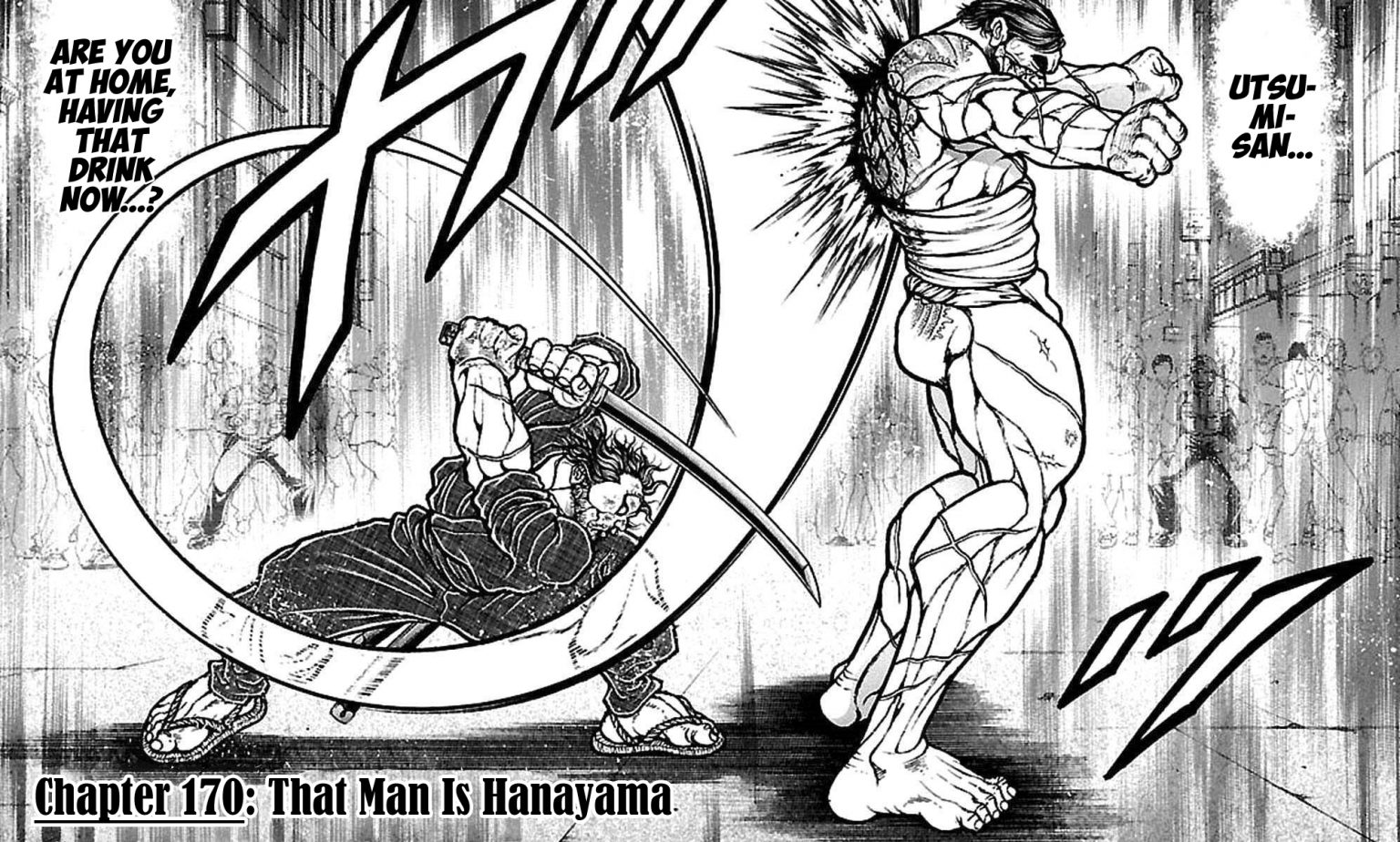 <b>Baki</b> <b>Dou</b> Vol.19 Chapter 170: That Man, Hanayama. 