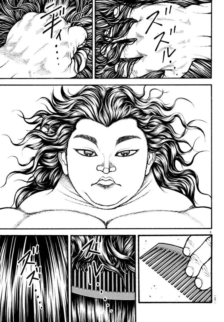 <b>Baki</b>-Dou (<b>2018</b>), Chapter 18: Hairstyle.