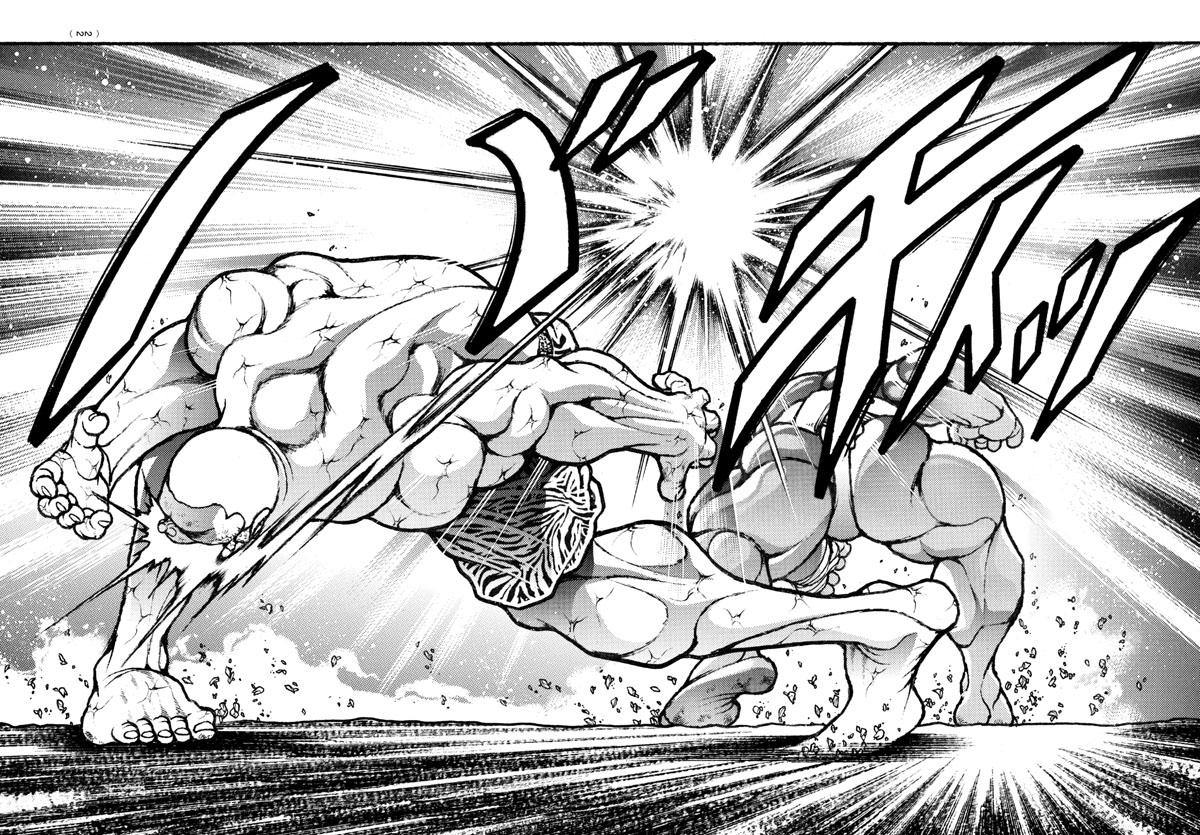 <b>Baki</b>-Dou (2018) Chapter 115 A Confounding Tachiai. 